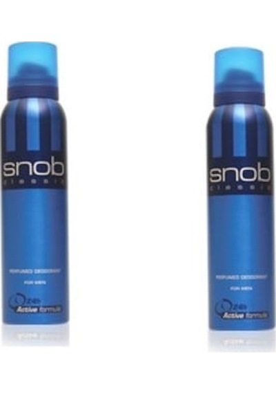 Snob Classic Erkek Deodorant 2 x 150 ML