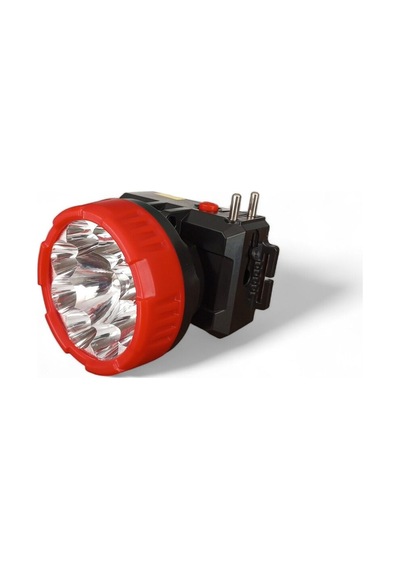 Ultra Güçlü 1w 8led Düşük 10 Yüksek 5 Saate Kadar Çalışma Süreli Kafa Lambası Kırmızı