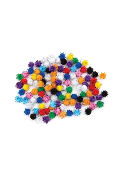 Puti Pon Pon Metalik 10 Mm 4476 Çok Renkli