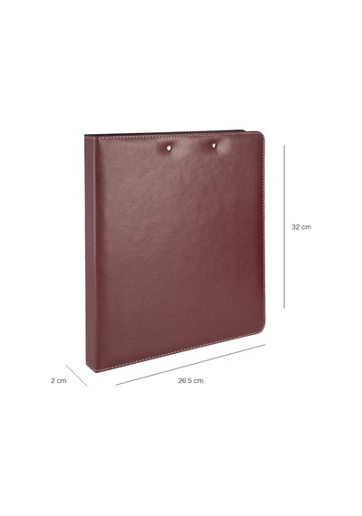 Evrak Sunum Tanıtım Firma Klasörü Sekreterlik A4 150 Yaprak Kapasiteli Ring Binder File Vegan 26,5x32 Cm