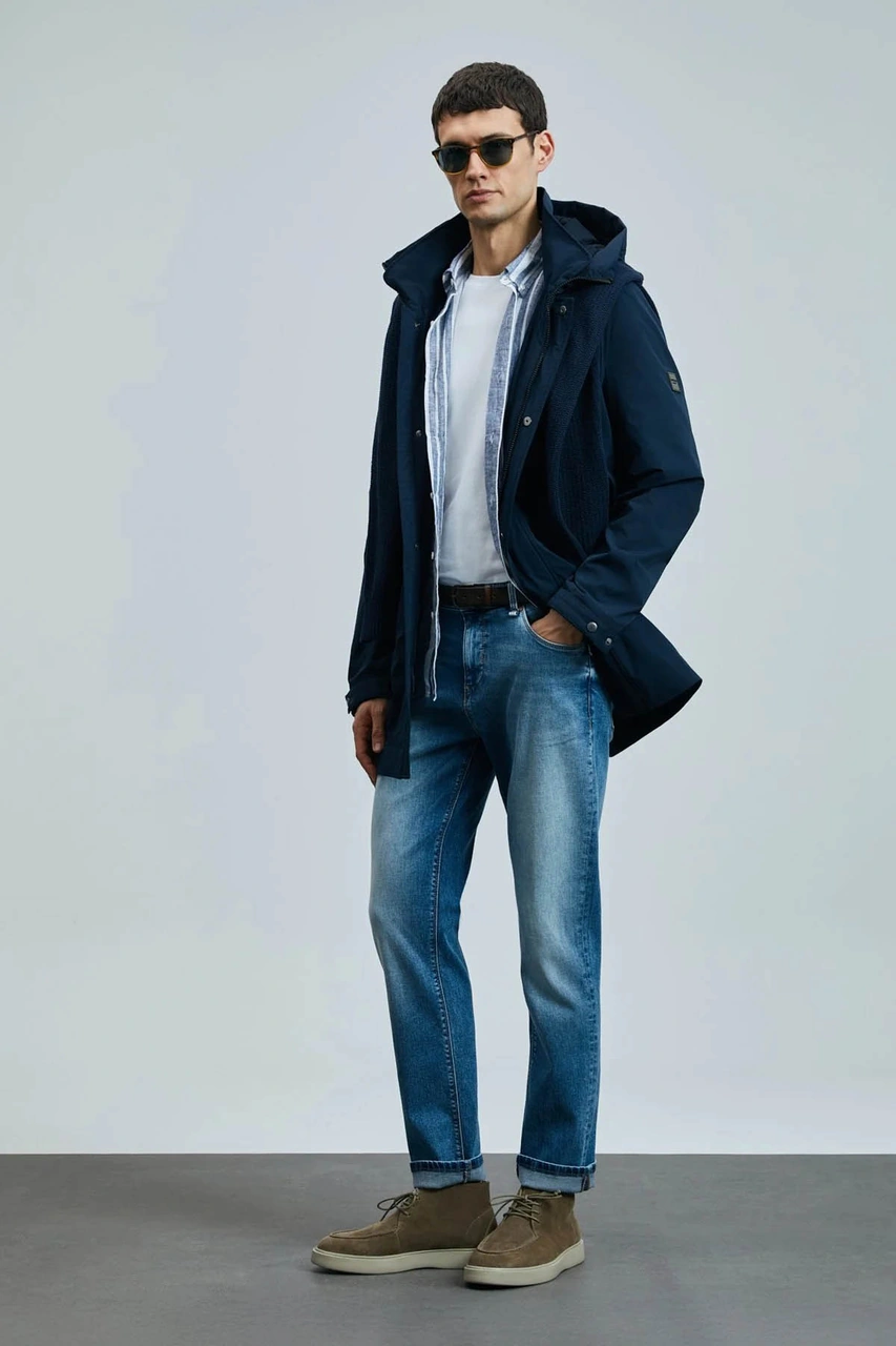 Lufian Alesso Smart Mavi Erkek Jean Pantolon 111200188 Mavi