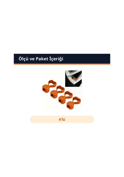 Trobus 4'lü Sibop Kapağı Alüminyum Kalp Desenli Set Turuncu