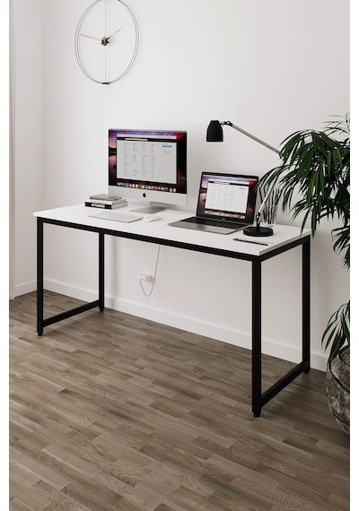 Çalışma Masası Bilgisayar Masası Ofis Masası 60x160 Cm - Beyaz