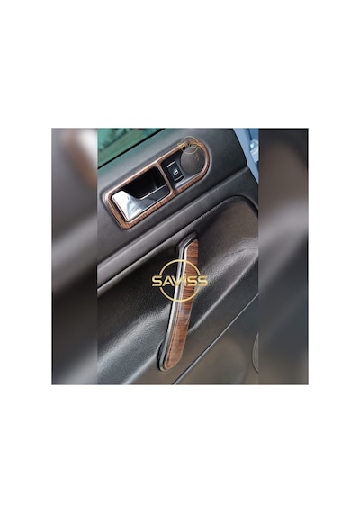 Volkswagen Passat B5 Uyumlu, Özel Desen Koyu Meşe Full Set Torpido Konsol Maun Kaplama Koyu Meşe
