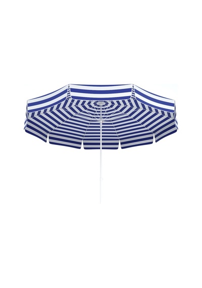 Türklersemsiye Tevalli Parasol'S 100/10 Lüks Plaj Ve Bahçe Şemsiye - Mavi Beyaz (526278051)