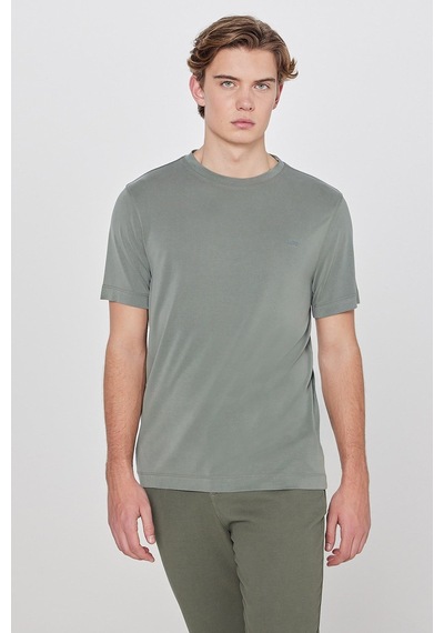 Lee Bisiklet Yaka T-shirt L2610126801 Koyu Haki
