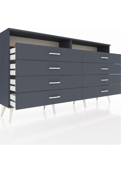 Arges Konsol 2 Raflı 8 Çekmeceli 176x30x99 Antrasit-çam/antrasit Atlas Çam/antrasıt - Antrasıt Arges Konsol 2 Raflı 8 Çekmeceli 176x30x99 Antrasit-çam/antrasit Atlas Çam/antrasıt - Antrasıt