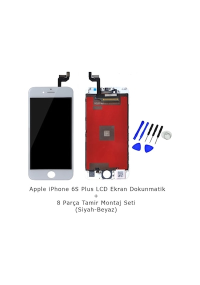 Apple Uyumlu iPhone 6 S Plus Dokunmatik Lcd Ekran + Tamir Seti