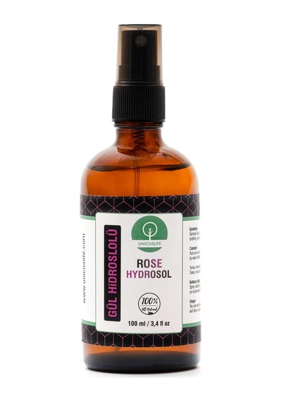% 100 Saf Doğal Gül Hidrosolü 100 Ml Gül Suyu