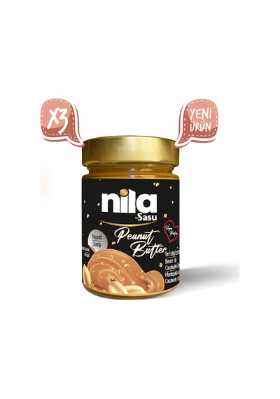 Nila By Sasu Fıstık Ezmesi Parçaçıklı 3 x 300 G