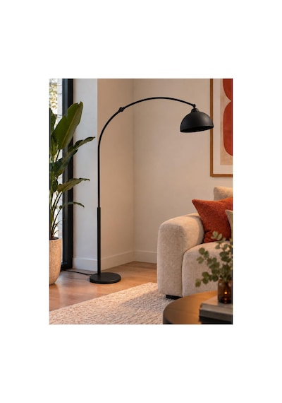 Velora Siyah Metal Premium Tasarım Ark Kemerli Deve Boyu Lambader Hareketli Başlıklı Ayaklı Lambader E27 Duy Uyumlu Modern Dekoratif Zemin Lambası Salon Oturma Odası Köşe Okuma Lambası Velora Siyah Metal Premium Tasarım Ark Kemerli Deve Boyu Lambader Hareketli Başlıklı Ayaklı Lambader E27 Duy Uyumlu Modern Dekoratif Zemin Lambası Salon Oturma Odası Köşe Okuma Lambası