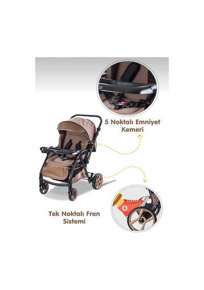 Combo Maxi Pro Çift Yönlü Bebek Arabası
