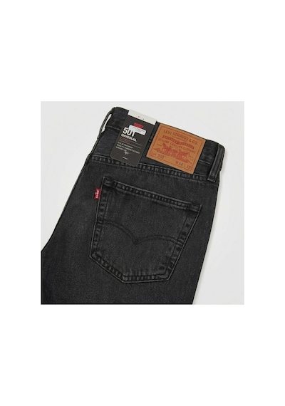 Levi's 501 %100 Coton Klasik Erkek Jean Pantolon- Grey-3783-- Lacivert
