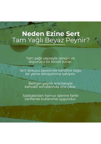 Ezine Sert Tam Yağlı Beyaz Peynir 250 Gram-11875