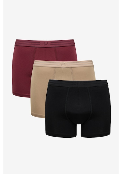 Penti Erkek Pamuklu Basic Çok Renkli 3lü Boxer