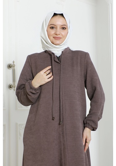 Şönil Kumaş Kışlık Comfort Ferace - Somon / F0506 Somon