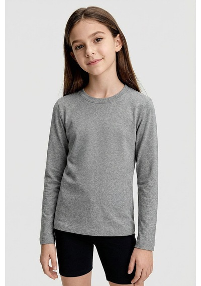 Standart Fit Basic O Yaka 5li Paket Unisex Çocuk T-shirt - 11329 Çok Renkli