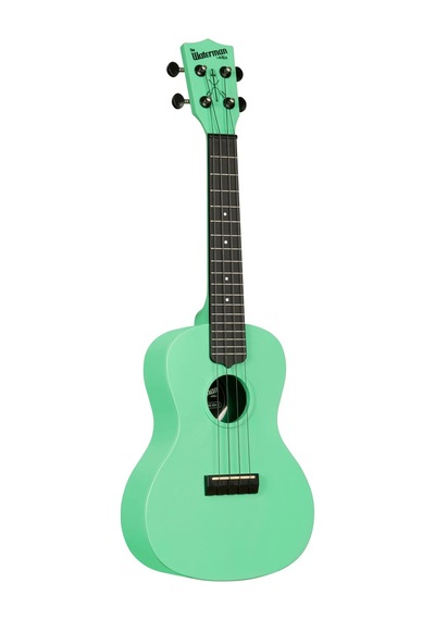 Kala Waterman Recycled Concert Ukulele Sea Foam Green