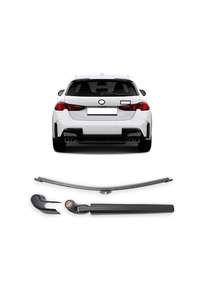 Bmw 1 Serisi F70 2024-2027 Uyumlu Arka Cam Silecek Kolu Ve Süpürgesi Takım 61627456077