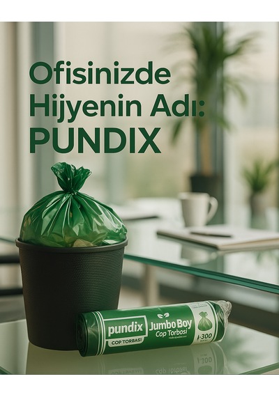 Pundix Pundıx J300 Çöp Poşeti 80x110 Cm Siyah 10 Lu Rulo 1 Koli 20 Rulo Dayanıklı, Sızdırmaz Ve Geniş Hacimli Çöp Torbası