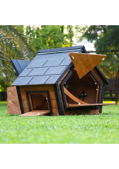 Ahşap Tavuk Kümesi 6 Tavuk Ve Güvercin Evi