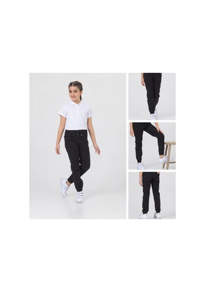 Lasgaris Jeans Erkek/kız Çocuk Bej Okul Pantolonu Siyah