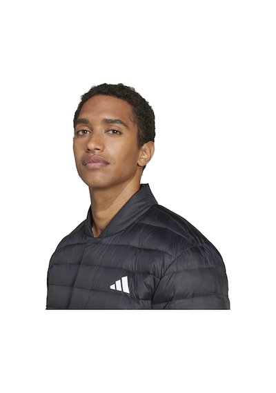 Black Adidas Erkek Günlük Mont Helionic Lite J Jj1198 Siyah