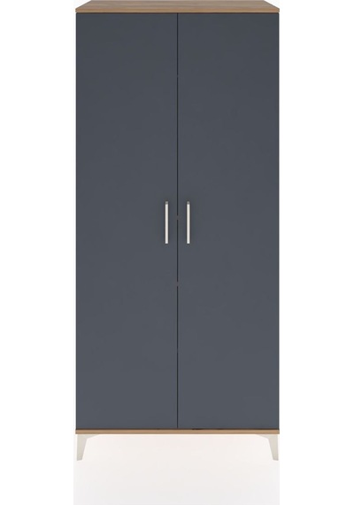 Hyperion Dolap 3 Raflı 2 Kapaklı Tek Askılı 88x44x195 Çam-ant... Çam