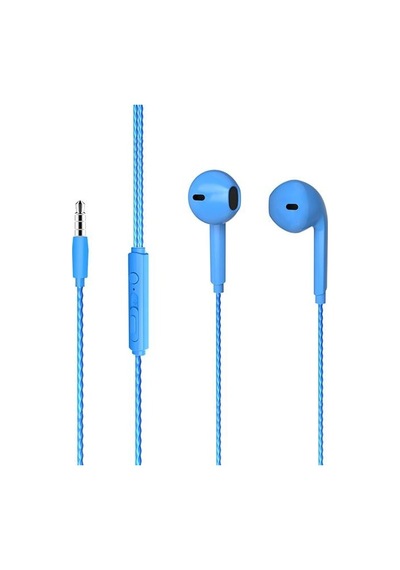 Lecoo Eh104bl 3.5 Mm Jacklı Kablolu Kulak İçi Mikrofonlu Kulaklık Mavi 2