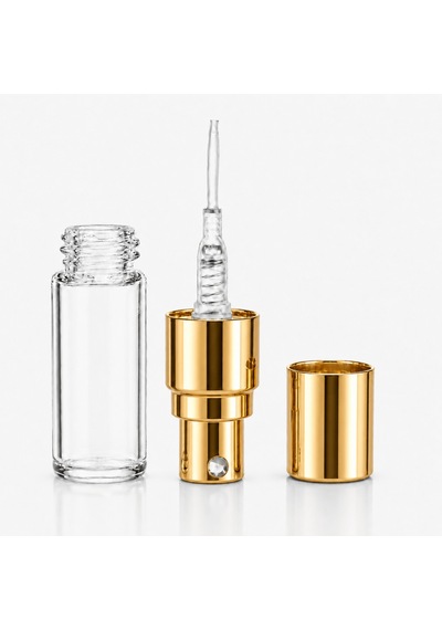 3 Ml 5 Adet Tekrar Doldurulabilir Metal Sprey Ve Kapak İnce Boş Şişe