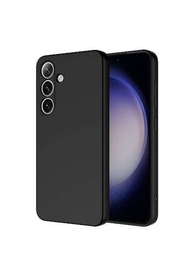 Kilifone - Galaxy S24 Plus Uyumlu Kılıf Esnek Koruyucu Mara Lansman Kapak - Siyah - T30170