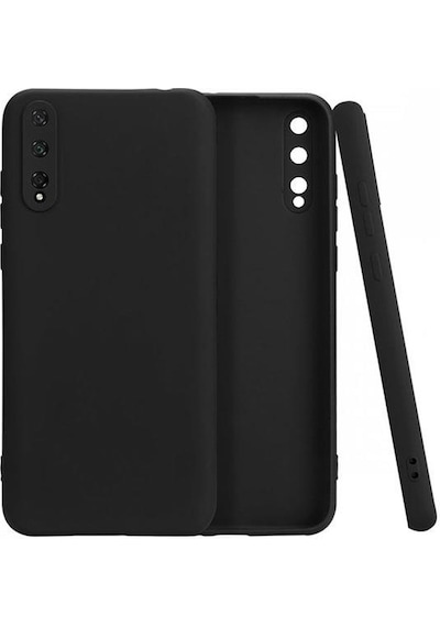 Mi7a Huawei P Smart 8 / Y8 P Uyumlu Koruyucu Silikon Kılıf Siyah