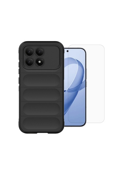 Teleplus Xiaomi Poco F8 Pro Kılıf Etnik Kamera Korumalı Silikon Ve Nano Ekran Koruyucu