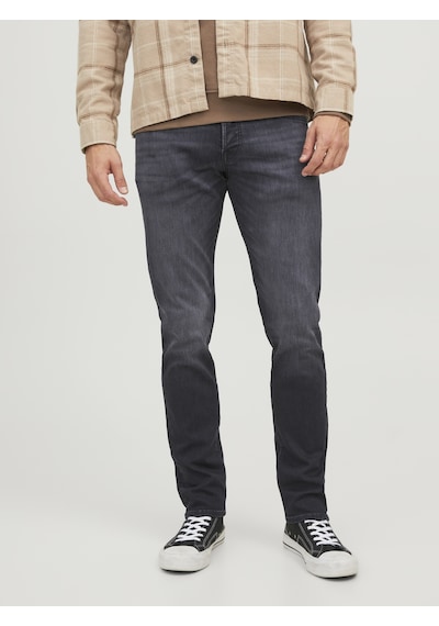 Jack & Jones Erkek Glenn Icon 842 Slim Fit Jean Black Denim