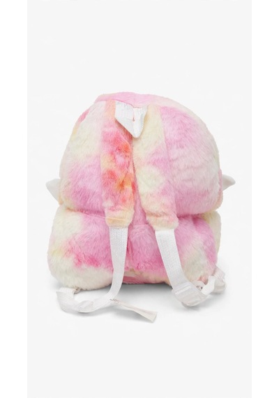 Akıllıelma-taros Kabartmalı Peluş Sırt Çantası Pembe Unıck Color Unıcorn Orta Boy 7698 Çok Renkli