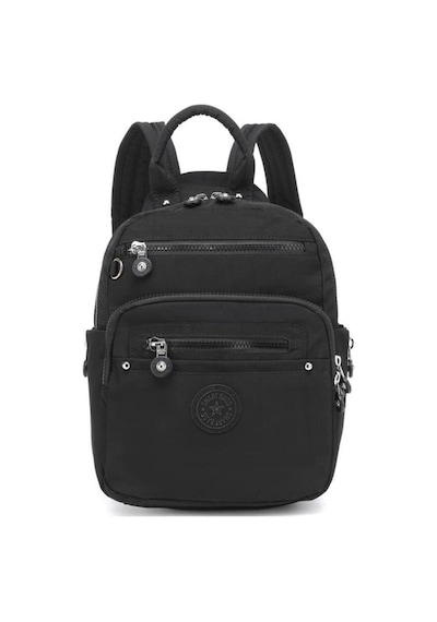 Smart Bags Küçük Boy Krinkıl Kumaş Kadın Sırt Çantası 3386 Siyah
