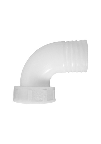 Thru-Hull 2" Elbow 90º Fem Conn. F/Hose 50mm. White