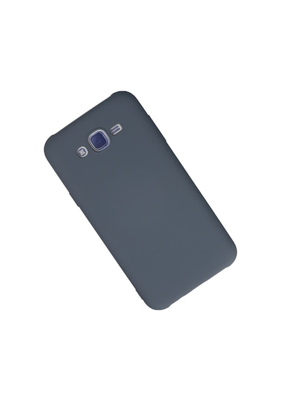 Galaxy J7 Kılıf Nano İçi Kadife Silikon - Gri