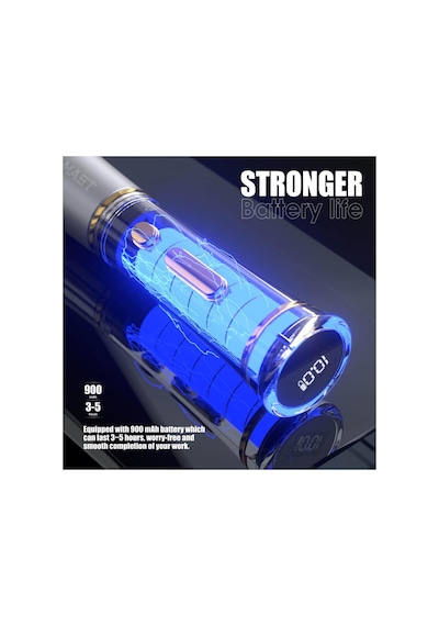 Mast P40 Pmu Siyah 2.5 Mm Stroke Kablosuz Kalıcı Makyaj Makinesi