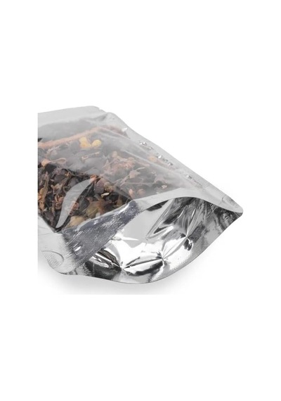 Şeffaf Metalize Doypack Ambalaj Paketi 50 Li Kilitli Stand Up Pouch Gıda Saklama Ve Paketleme Poşeti 20 30 Cm Çok Renkli