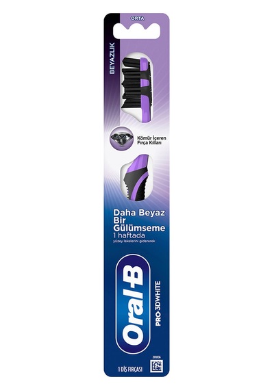 Oral-b Pro-3dwhite Kömürlü Beyazlık Diş Fırçası