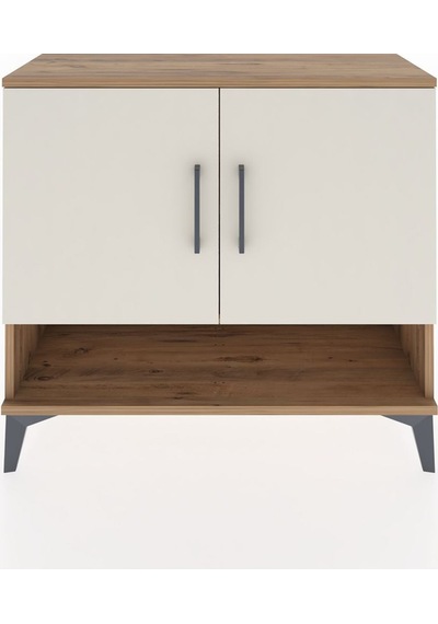 Arges Şifonyer 2 Raflı 2 Kapaklı 88x30x80 Çam-aytaşı Çam
