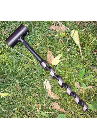 Kamp Ayısı Delme Çapı 18 Mm - Çantalı Bushcraft İsveç El Burgusu Siyah
