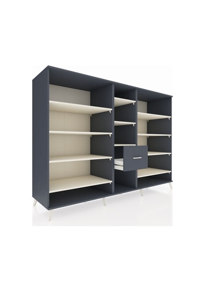 Kronos Dolap 11 Raflı 3 Çekmeceli 220x59x163 Antrasit-aytaşı/ant Antrasit-aytaşı/antrasit Kronos Dolap 11 Raflı 3 Çekmeceli 220x59x163 Antrasit-aytaşı/ant Antrasit-aytaşı/antrasit