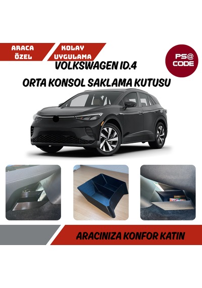 Volkswagen Id.4 2021 -2025 Arası Orta Konsol Saklama Kutusu