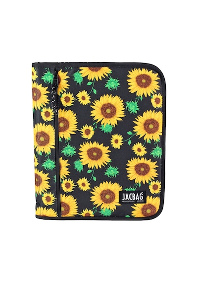Jacbag Organizip-fermuarlı Dosya Çanta A4 Organizer Dosya-ayçiçeği Tek Renk
