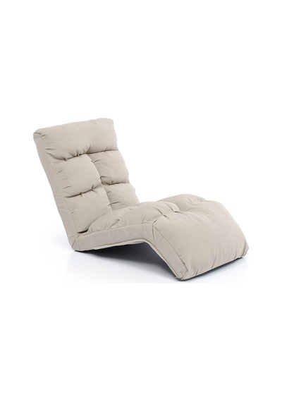 Pafu Fuwa Outdoor Su Geçirmez Fonksiyonel Mekanizmalı Şezlong - Bej