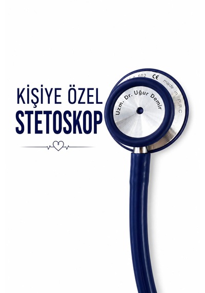 Kişiye Özel Kutulu Stetoskop I Steteskop Kişiye Özel Yetişkin I Steoskop Çantası