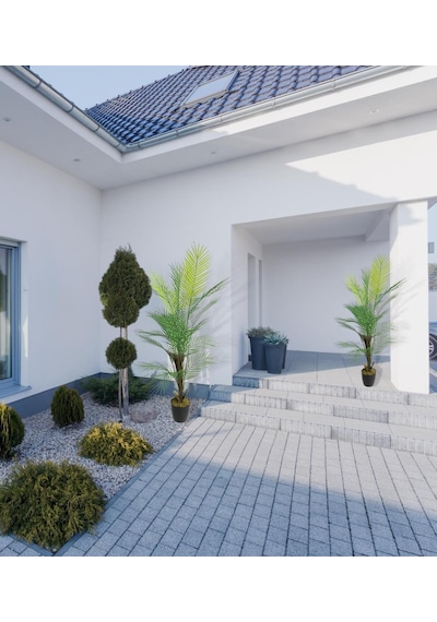 Yapay Ağaç Areka Ağacı Palmiye Ağacı Salon Bitkisi Doğal Palmiye