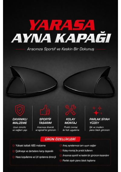 Citroen Berlingo 2019+ Araca Özel Cam Rüzgarlığı + Yarasa Ayna Kapağı A+ İthal
